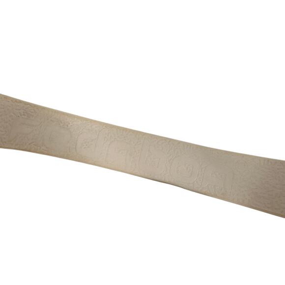 Fedaboa White & Orange Classic Rubber Belt - Picture 5 of 7